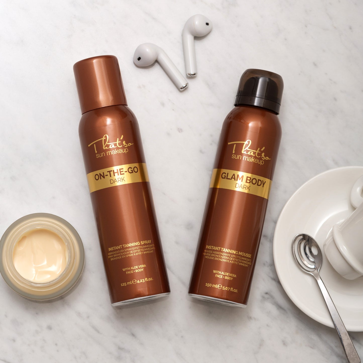 On The Go Extra Dark -self-tanning spray for face and décolleté