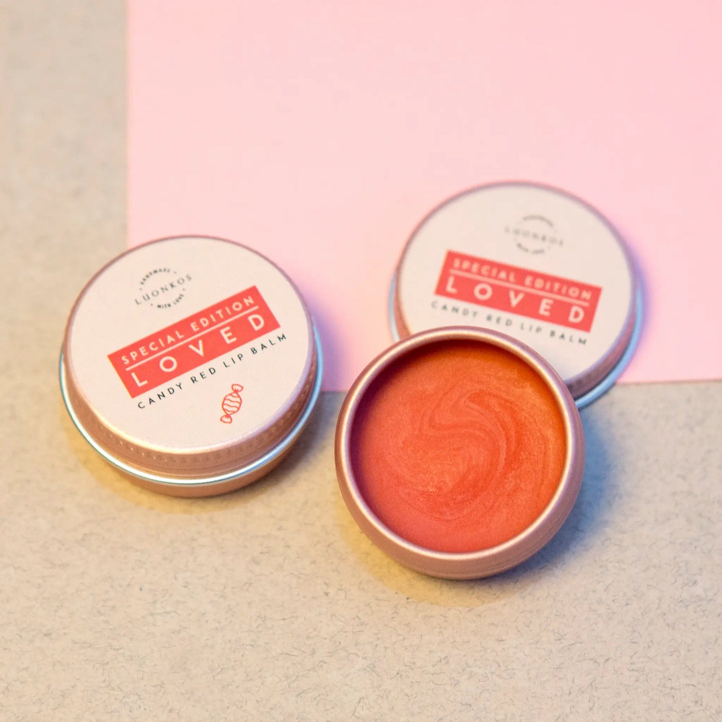 Luonkos Loved Special Edition Candy Red Läppbalsam - 10ml