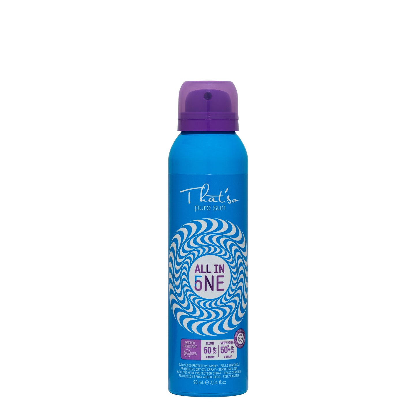That'so SPF 50/50+ Sun Protection Spray – High-level protection for sensitive skin