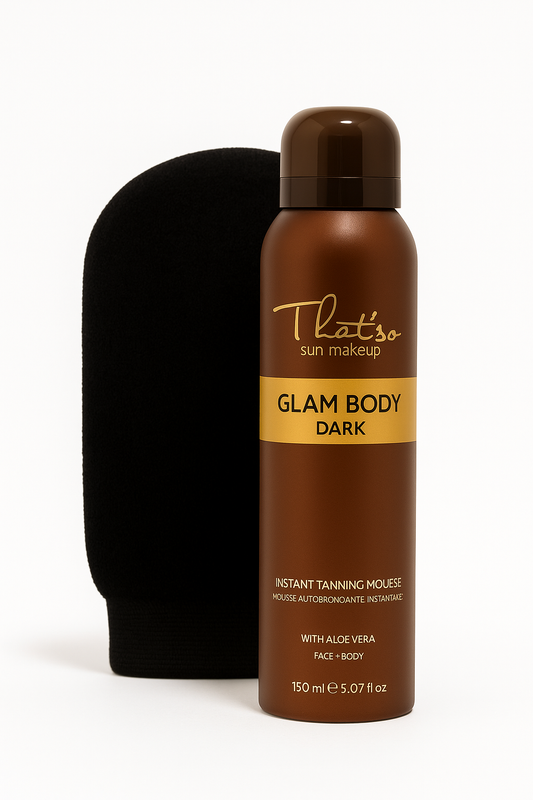 That'so Glam Body Dark mousse + appliceringsvante
