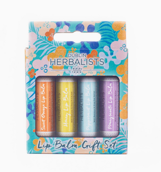 Dublin Herbalists 4-piece lip balm set