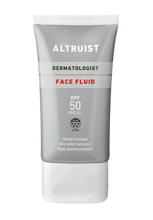 Altruist Face Fluid SPF 50 PPD 52 – Lätt och vårdande solskyddsfluid för ansiktet (50 ml)